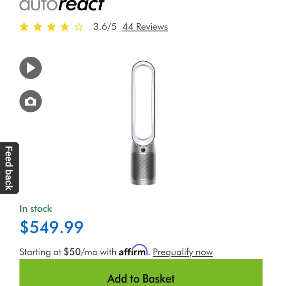 *NEW* Dyson Purifier Cool Auto-React